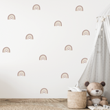 Boho Petite Rainbow Fabric Decal - Embellished