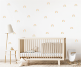 Boho Petite Rainbow Fabric Decal - Simple