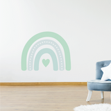 Boho Jumbo Rainbow Fabric Decal - Embellished