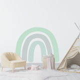 Boho Jumbo Rainbow Fabric Decal - Simple