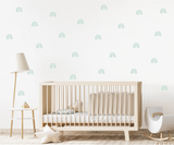 Boho Petite Rainbow Fabric Decal - Simple