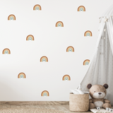 Boho Petite Rainbow Fabric Decal - Embellished