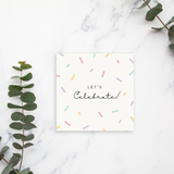 Let's Celebrate Greeting Card