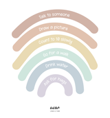 Calming Rainbow Fabric Decal by Our Little Playnest x Urban Li'l