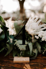 Minimal Wedding Table Number Signage - Urban Li'l