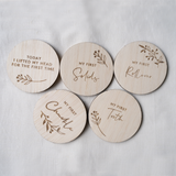 Botanical My Firsts Milestone Board Set by Melissa C. Koh x Urban Li'l