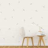 Monochrome Botanical Fabric Decal