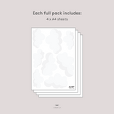 Petite Clouds Fabric Decal