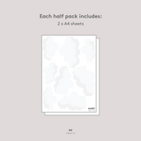 Petite Clouds Fabric Decal