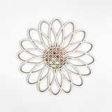 Rattan Sunflower Wall Art