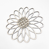 Rattan Sunflower Wall Art
