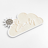 Rattan Sunny Day Name Plaque