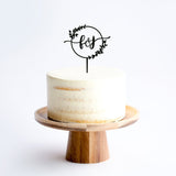 Floral Hoop Cake Topper