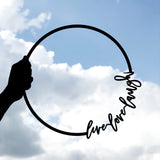 Calligraphy Hoop Plaque