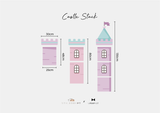 Castle Stack Playroom Fabric Decal by Styledbypt x Urban Li'l