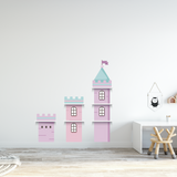Castle Stack Playroom Fabric Decal by Styledbypt x Urban Li'l