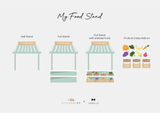 My Food Stand Playroom Fabric Decal by Styledbypt x Urban Li'l