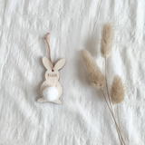 Pom Pom Bunny Basket Name Tag