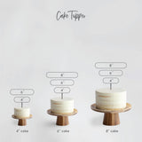 Custom Name Cake Topper