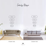 Family Plaque With Personalised Text