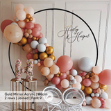 Mirror Backdrop Signage - 2 to 3 Rows