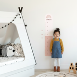 Interactive Height Chart | Personalised Name Rainbow Duo