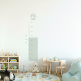 Interactive Height Chart | Personalised Name Rainbow Duo