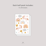 Rainbow Unicorn Fabric Decal