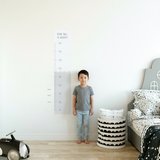 Interactive Height Chart | Personalised Name Scallop Duo