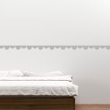 Irregular Scallop Wall Border Decal