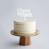 Custom Name & Age Cake Topper