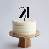 Custom Numeral Cake Topper