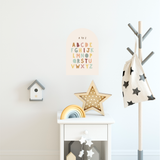 Educational Wall Art Fabric Decal -Ages 2 to 5