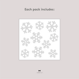 Snowflake Suncatcher Decal
