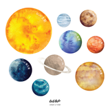 Solar System Fabric Decal