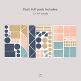 Stack 'em up Fabric Decal by Houseofchais x Urban Li'l