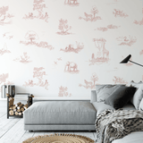 Toile de Jouy Safari 壁纸