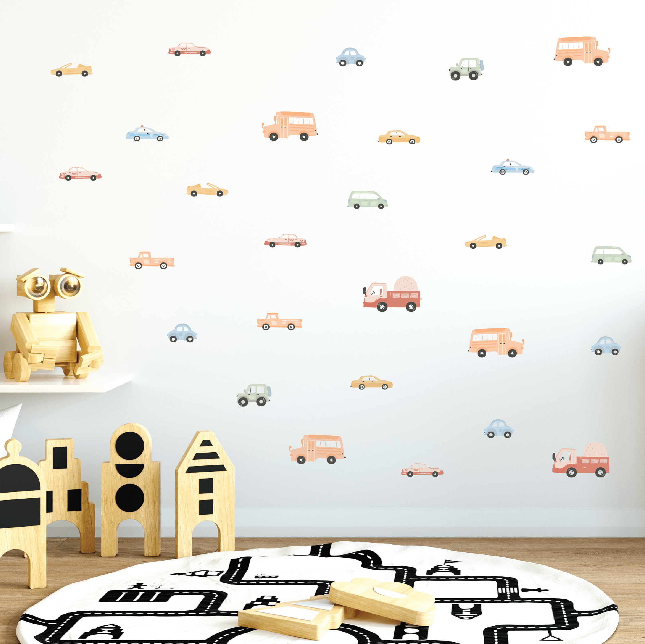 Urban Li'l Transportation Fabric Decal