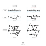 Backdrop Signage -Single Row