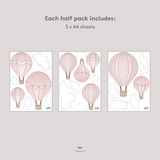 Up Up And Away Fabric Decal