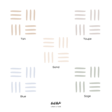 Triplets Fabric Decal by Houseofchais x Urban Li'l