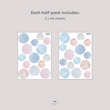 Watercolour Dots Fabric Decal