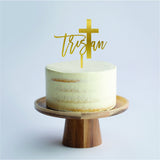 Baptism Cake Topper