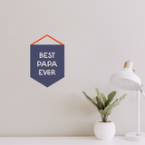 Father's Day Flag Fabric Decal