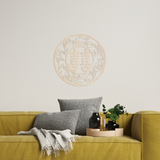 Floral Harmony Double Happiness Plaque