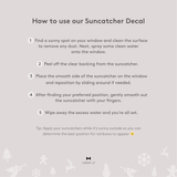 Christmas Suncatcher Decal