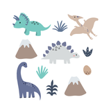 Dino Friends Fabric Wall Decal