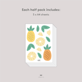 Pineapple Fabric Decal