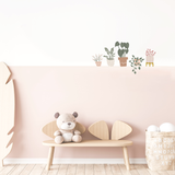 Potted Plants Fabric Decal