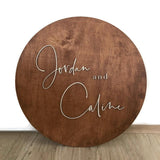 Wedding Pop-up Signage -Round